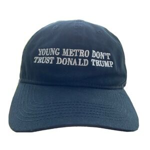 Black strapback hat Hip Hop‎ Young Metro anti-trump rap tee